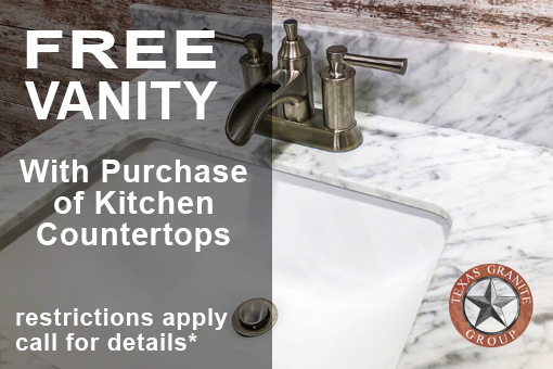 Get a Free Vanity With Countertops near Austin